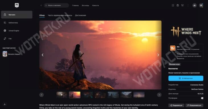 Как задонатить в Where Winds Meet в России в 2025 году