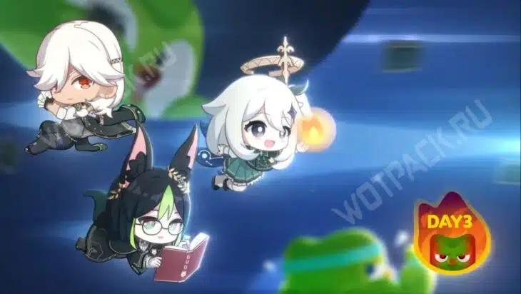 Сайно, Тигнари и Паймон летят за зеленой совой