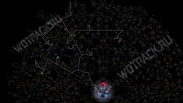 Общий вид древа друида с миньонами