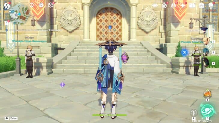 Вход в Штаб Ордо Фавониус в Мондштадте