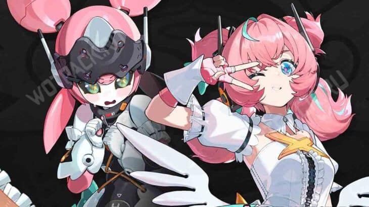 Ария и её механическая версия позируют для фото