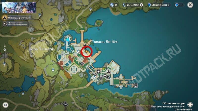 Расположение Манму на карте