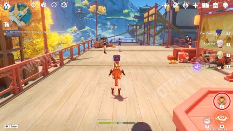 Свет фонарей в лунном сиянии в Genshin Impact: где найти Счастливые деревья