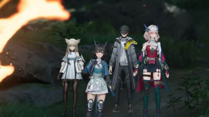 Команда Эндминистратора пробирается через лес