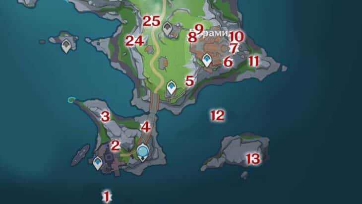 Пирамида в Genshin Impact: все сундуки и загадки для закрытия на 100%