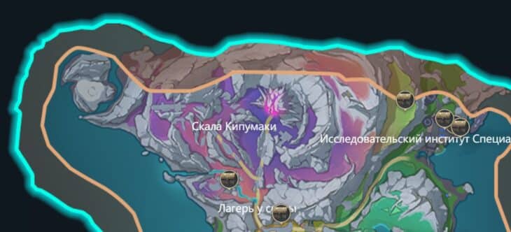 Карта обычных сундуков