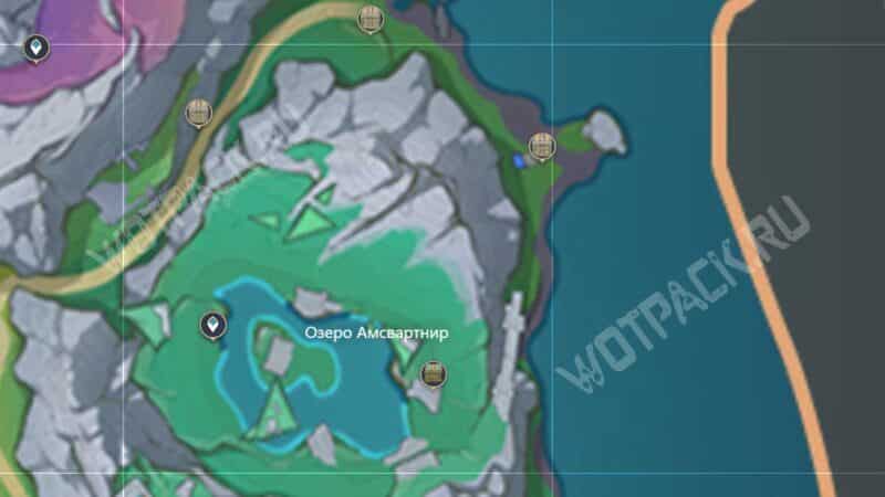 Ящики на озере Амсвартнир