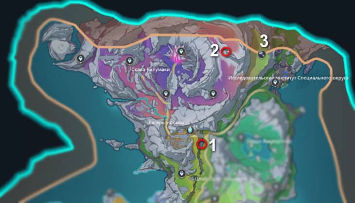 Пепельная скала в Genshin Impact: все сундуки и загадки