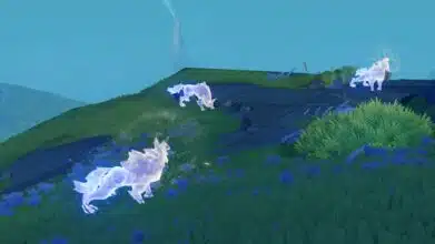 Призрачные волки на Равнине Волногона в Genshin Impact: как получить ачивку Воспоминание одинокого волка