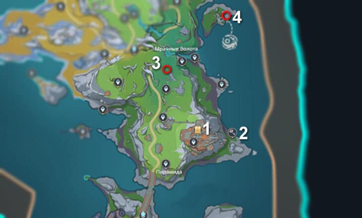 Море Пустоты в Genshin Impact: все сундуки и загадки