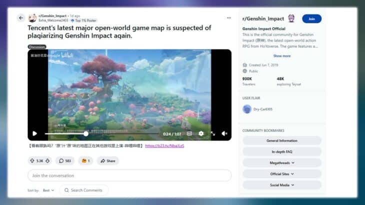 Скриншот поста на форуме Reddit