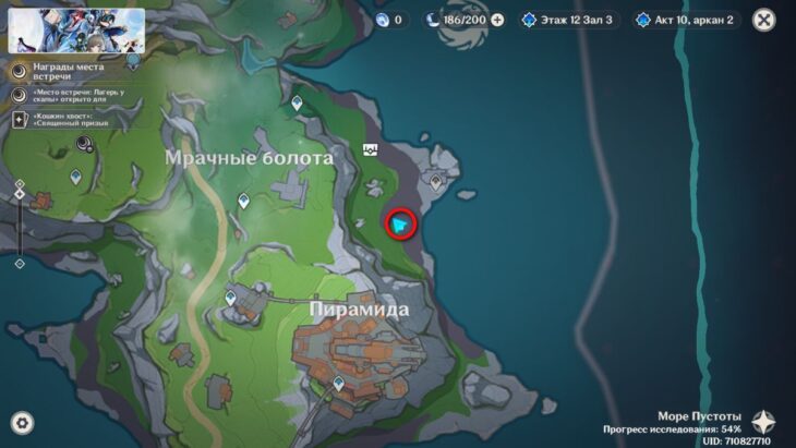 Море Пустоты в Genshin Impact: все сундуки и загадки