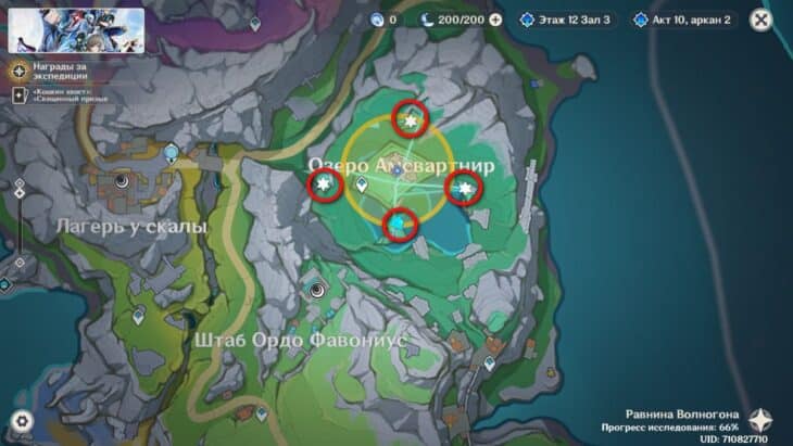 Равнина Волногона в Genshin Impact: все сундуки и загадки
