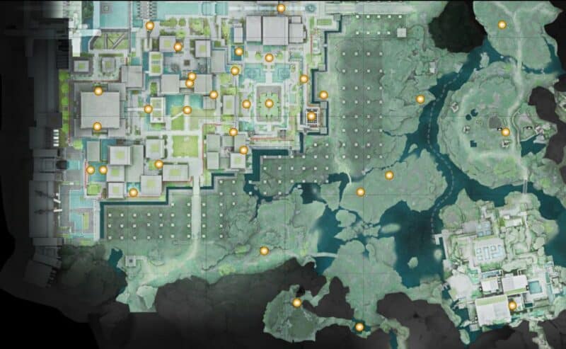 Расположение аурилена на карте Улина