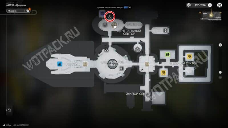 Расположение терминала на Дицзян