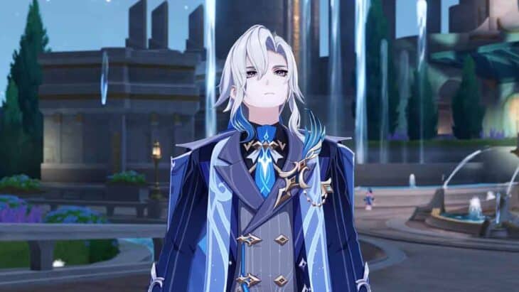 Судья на площади перед театром Фонтейна