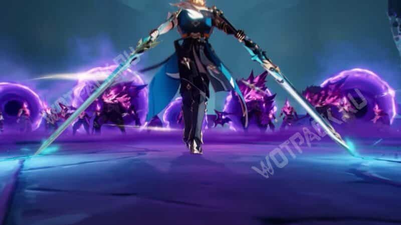 Варка сражается с Дикой Охотой