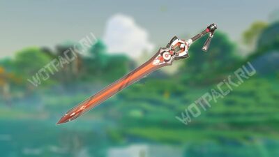 Черногорский длинный меч в Genshin Impact: кому подходит и как получить