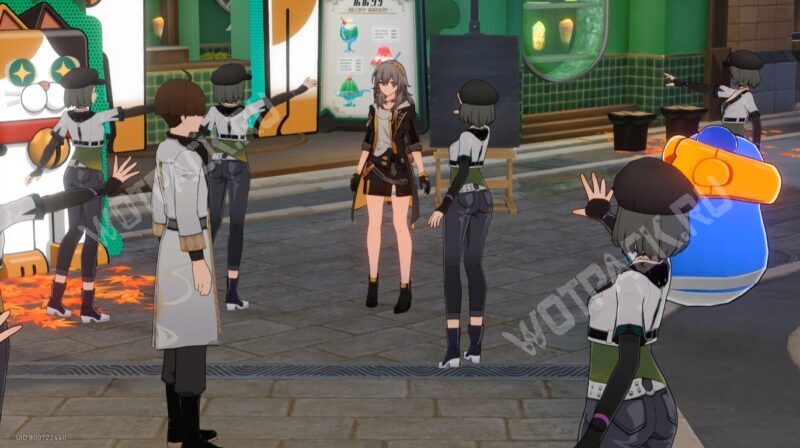 Первопроходец в окружении фантазмов, тянущих руку