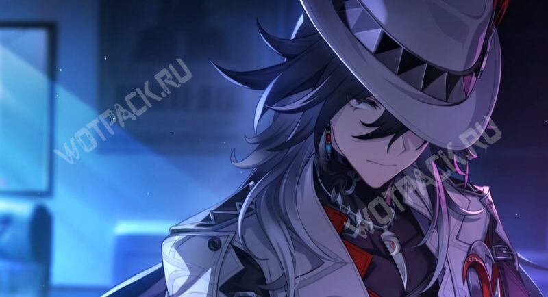 Эшвейл склоняет голову и смотрит вбок