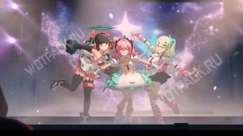 Весь состав ангелов наваждения на сцене