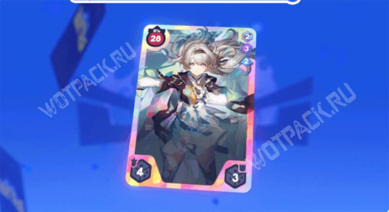 Игральная карта Светлячка с характеристиками