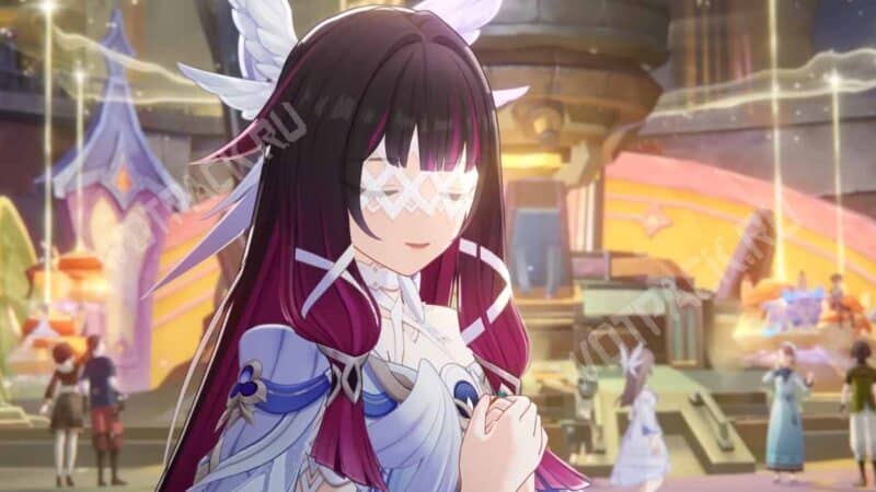 Коломбина на празднике луны 