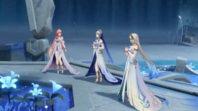 Три лунные богини в Genshin Impact: Ария, Сонет и Канон