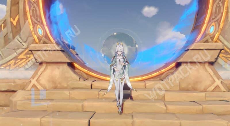 Цзы Бай перед вратами Витой Бездны