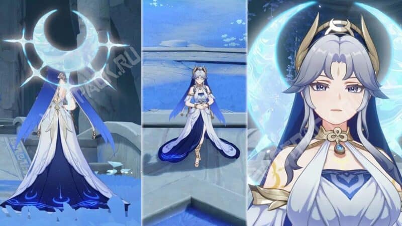 Три лунные богини в Genshin Impact: Ария, Сонет и Канон
