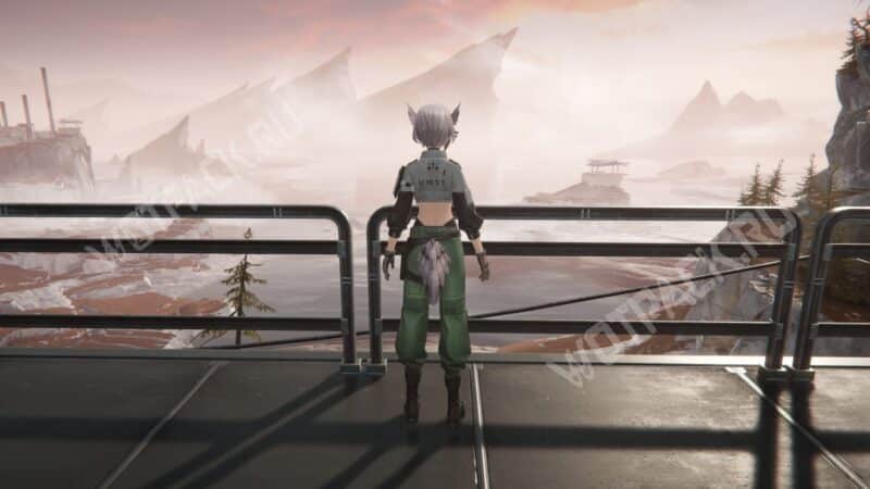 Шона на смотровой площадке у ориджиниевой электростанции