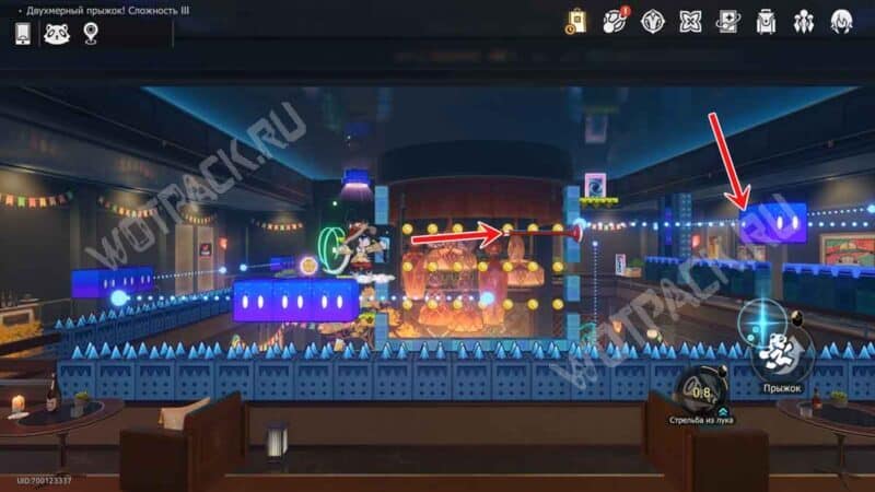 Двухмерный прыжок Сложность 3 в HSR: как пройти испытания