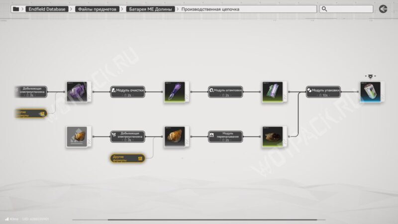 Батареи в Arknights: Endfield: как производить МЕ, СЕ и ВЕ