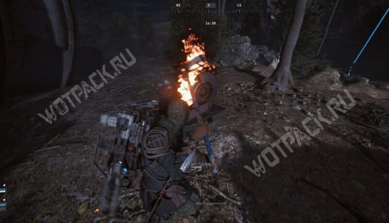 Сбор энергоячеек с подбитых шершней