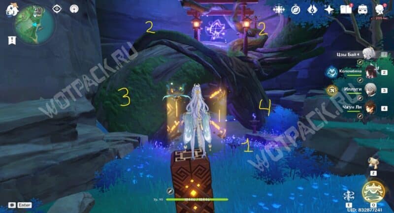 Тануки-баяси в лесу в Genshin Impact: как найти маленьких тануки и разрушить барьер