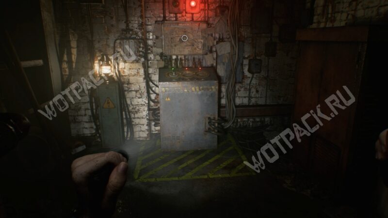 Распределительный щит, открывающий камеры содержания