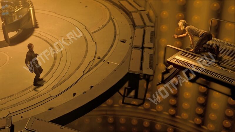 Грейс протягивает руку Леону