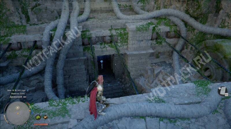 Головоломка в Дрожащем лесу в Crimson Desert: как повернуть три колеса и восстановить золотую фреску