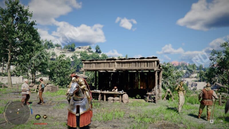 Клифф даёт корм своему коню