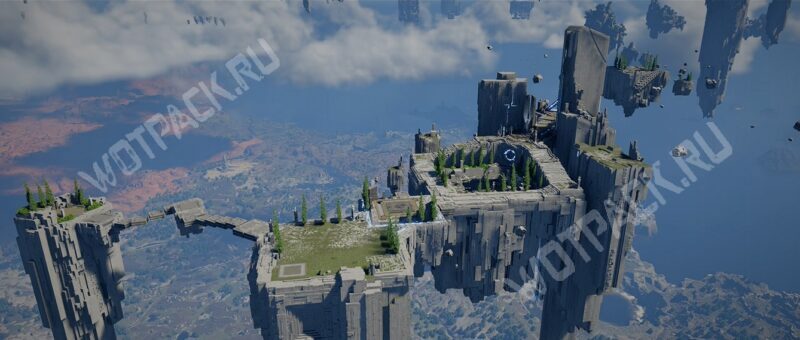 Территории локации Небесная тропа в небе над Пайвелом