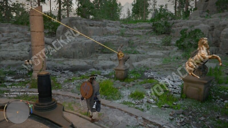 Головоломка в Зоне слияния рек в Crimson Desert: как решить загадку с кольцами и символами