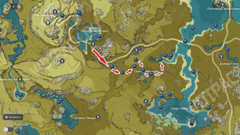 Туманные цветы в Genshin Impact: где найти и как собрать