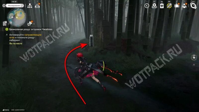 Безмолвная роща: островок Чжайлин в Arknights Endfield: как активировать направляющие огни