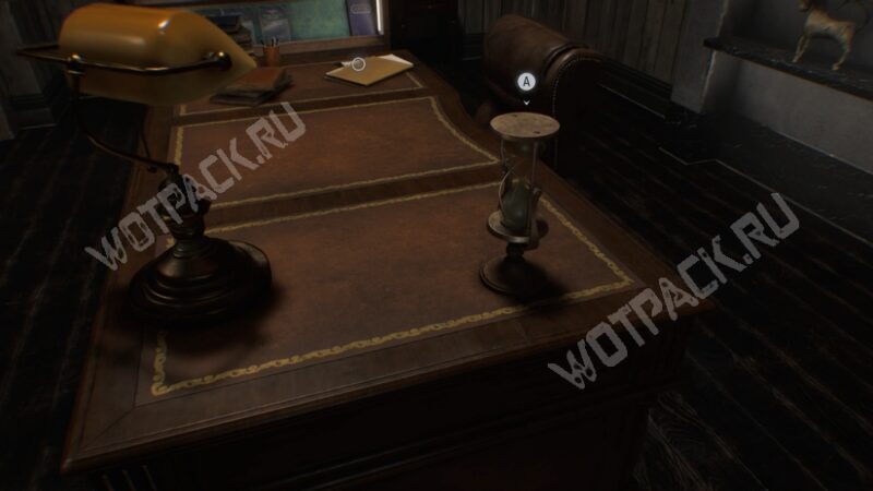 Песочные часы на столе в VIP-зале