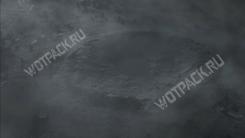 Кратер в эпицентре Раккун-Сити