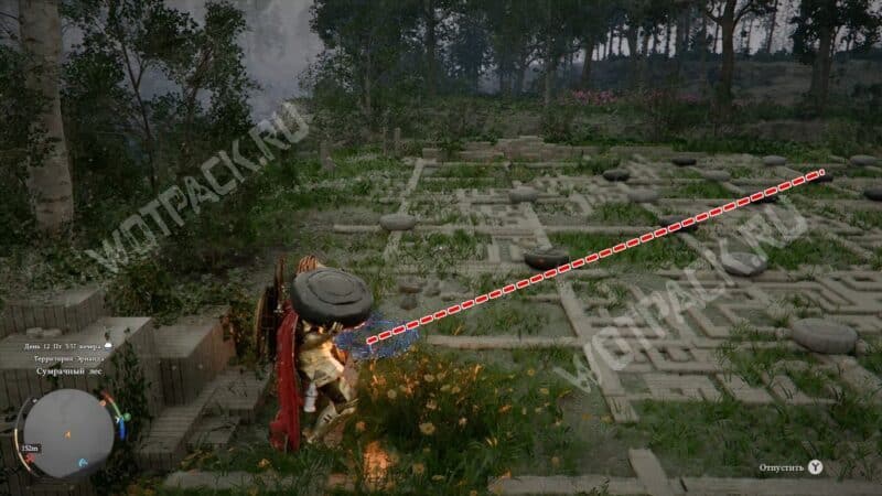Загадка с черно-белыми камнями в Сумрачном лесу в Crimson Desert: как решить головоломку