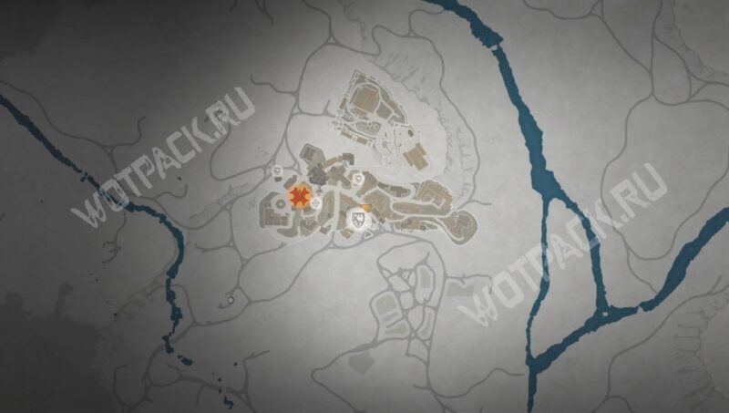 Расположение скупщика на карте Эрнанда