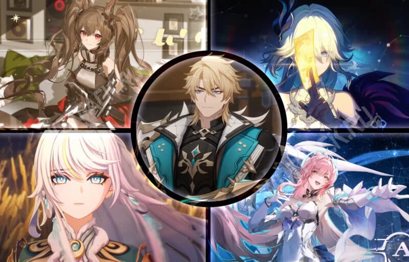 Ключевые персонажи гач в баннерах за февраль