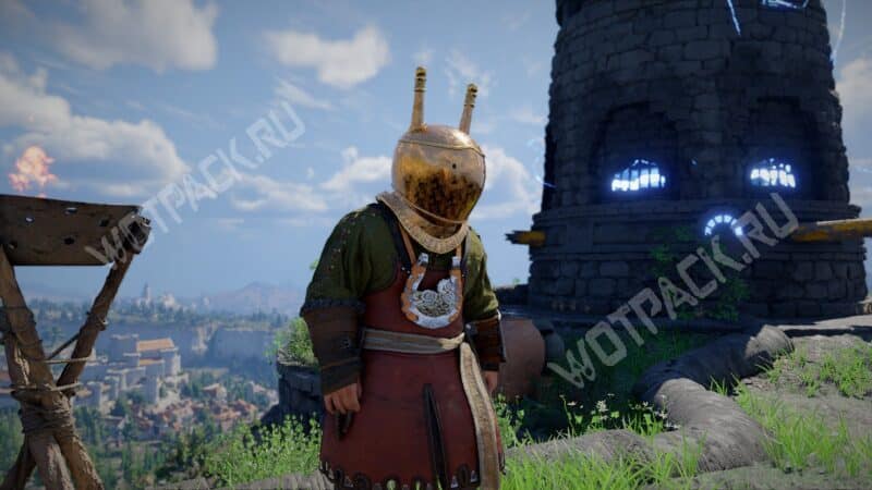 Гримнир рядом с генератором в мастерской Килнден