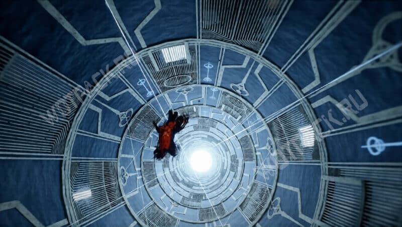 Падение в колодец с лазерами в Верхушке корня